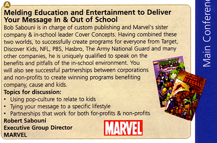 Kid Power conference brochure excerpt