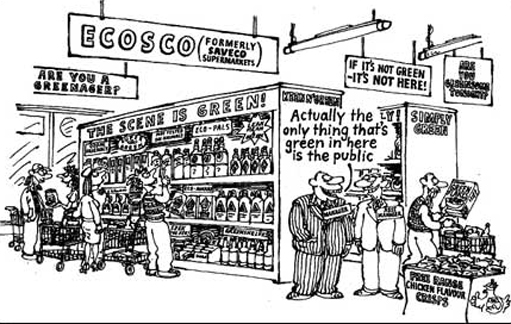 consumerism cartoon